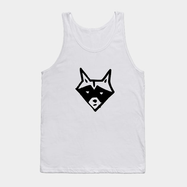 Raccoon Tank Top by xam